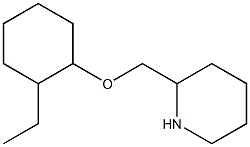 2-{[(2-ethylcyclohexyl)oxy]methyl}piperidine Struktur