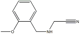 2-{[(2-methoxyphenyl)methyl]amino}acetonitrile Struktur