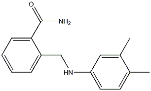 2-{[(3,4-dimethylphenyl)amino]methyl}benzamide Struktur