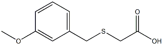 2-{[(3-methoxyphenyl)methyl]sulfanyl}acetic acid Struktur