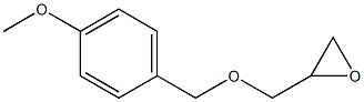 2-{[(4-methoxyphenyl)methoxy]methyl}oxirane Struktur