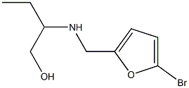 2-{[(5-bromofuran-2-yl)methyl]amino}butan-1-ol Struktur