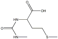 2-{[(methylamino)carbonyl]amino}-4-(methylthio)butanoic acid Struktur