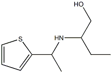 2-{[1-(thiophen-2-yl)ethyl]amino}butan-1-ol Struktur