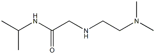 2-{[2-(dimethylamino)ethyl]amino}-N-(propan-2-yl)acetamide Struktur