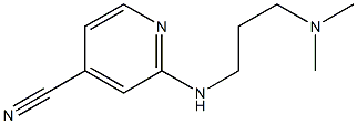 2-{[3-(dimethylamino)propyl]amino}isonicotinonitrile Struktur