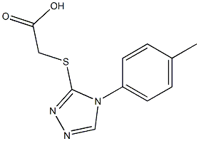 2-{[4-(4-methylphenyl)-4H-1,2,4-triazol-3-yl]sulfanyl}acetic acid Structure