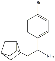 2-{bicyclo[2.2.1]heptan-2-yl}-1-(4-bromophenyl)ethan-1-amine Struktur