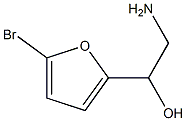 2-amino-1-(5-bromo-2-furyl)ethanol Struktur