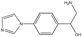 2-amino-1-[4-(1H-imidazol-1-yl)phenyl]ethanol Struktur