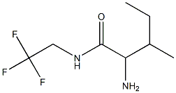 2-amino-3-methyl-N-(2,2,2-trifluoroethyl)pentanamide Struktur