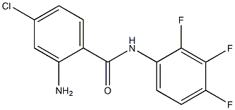 2-amino-4-chloro-N-(2,3,4-trifluorophenyl)benzamide Struktur