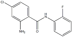 2-amino-4-chloro-N-(2-fluorophenyl)benzamide Struktur