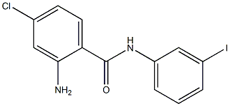 2-amino-4-chloro-N-(3-iodophenyl)benzamide Struktur