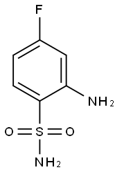 2-amino-4-fluorobenzene-1-sulfonamide Struktur