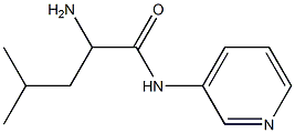 2-amino-4-methyl-N-pyridin-3-ylpentanamide Struktur