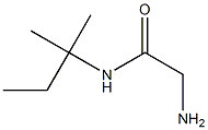 2-amino-N-(1,1-dimethylpropyl)acetamide Struktur