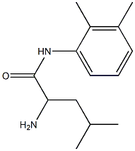 2-amino-N-(2,3-dimethylphenyl)-4-methylpentanamide Struktur