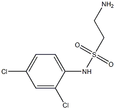 2-amino-N-(2,4-dichlorophenyl)ethane-1-sulfonamide Struktur