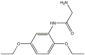 2-amino-N-(2,5-diethoxyphenyl)acetamide Struktur