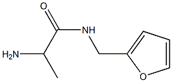 2-amino-N-(2-furylmethyl)propanamide Struktur