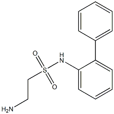 2-amino-N-(2-phenylphenyl)ethane-1-sulfonamide Struktur