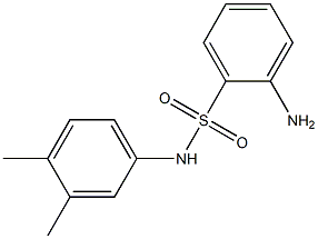 2-amino-N-(3,4-dimethylphenyl)benzenesulfonamide Struktur