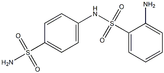 2-amino-N-(4-sulfamoylphenyl)benzene-1-sulfonamide Struktur