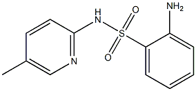 2-amino-N-(5-methylpyridin-2-yl)benzene-1-sulfonamide Struktur