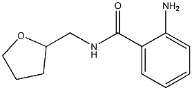 2-amino-N-(oxolan-2-ylmethyl)benzamide Struktur