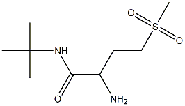 2-amino-N-(tert-butyl)-4-(methylsulfonyl)butanamide Struktur