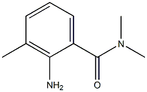 2-amino-N,N,3-trimethylbenzamide Struktur