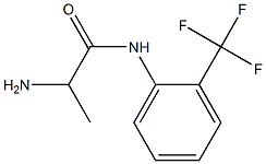 2-amino-N-[2-(trifluoromethyl)phenyl]propanamide Struktur