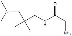 2-amino-N-[3-(dimethylamino)-2,2-dimethylpropyl]acetamide Struktur