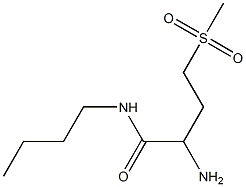 2-amino-N-butyl-4-(methylsulfonyl)butanamide Struktur