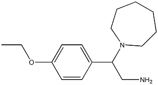 2-azepan-1-yl-2-(4-ethoxyphenyl)ethanamine Struktur