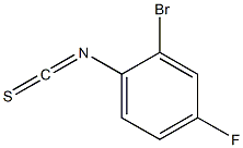 2-bromo-4-fluoro-1-isothiocyanatobenzene Struktur