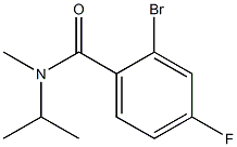 2-bromo-4-fluoro-N-isopropyl-N-methylbenzamide Struktur