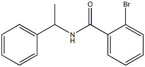 2-bromo-N-(1-phenylethyl)benzamide Struktur