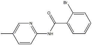 2-bromo-N-(5-methylpyridin-2-yl)benzamide Struktur