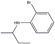 2-bromo-N-(butan-2-yl)aniline Struktur