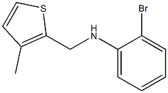 2-bromo-N-[(3-methylthiophen-2-yl)methyl]aniline Struktur