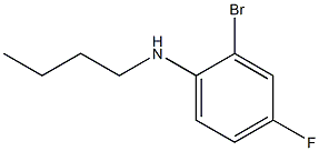 2-bromo-N-butyl-4-fluoroaniline Struktur