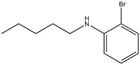 2-bromo-N-pentylaniline Struktur