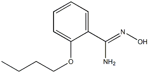 2-butoxy-N'-hydroxybenzenecarboximidamide Struktur