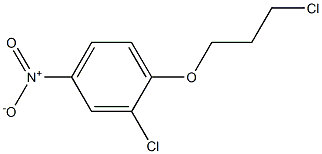 2-chloro-1-(3-chloropropoxy)-4-nitrobenzene Struktur