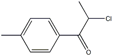 2-chloro-1-(4-methylphenyl)propan-1-one Struktur