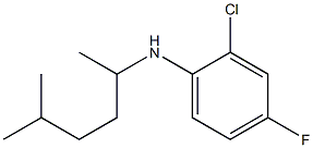 2-chloro-4-fluoro-N-(5-methylhexan-2-yl)aniline Struktur