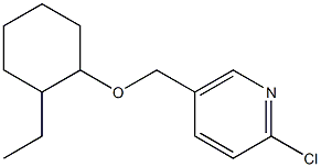 2-chloro-5-{[(2-ethylcyclohexyl)oxy]methyl}pyridine Struktur