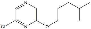 2-chloro-6-[(4-methylpentyl)oxy]pyrazine Struktur